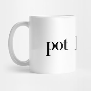 Pot Ledom (Black) Mug